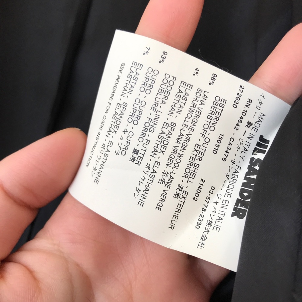 Jil Sander Black blazer - Picture 6 of 7